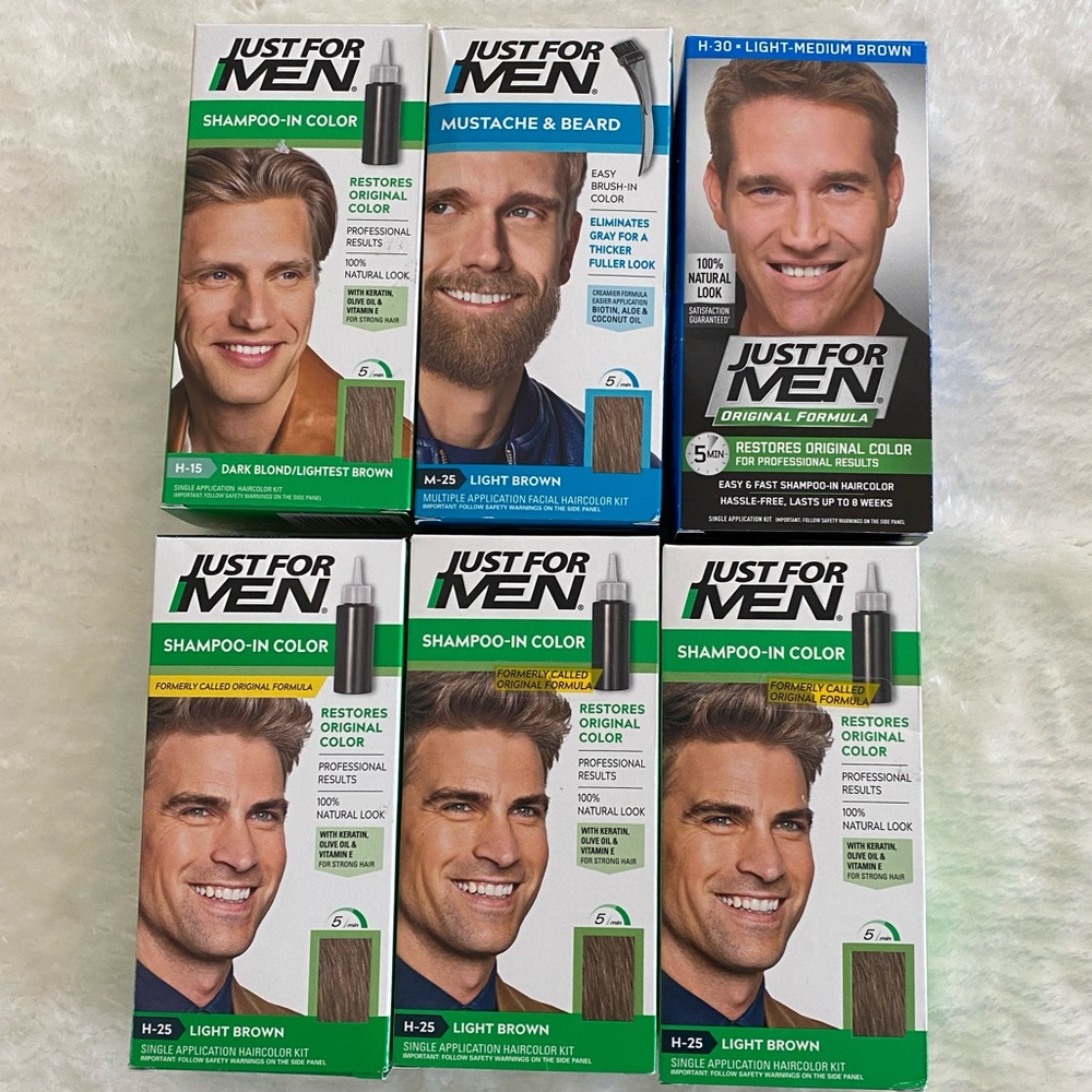 Just go Men in 4 different colors total 6